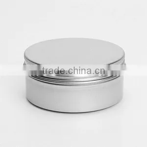 10pcs/lot 50ml Empty Aluminium Cosmetic Pot Lip Balm Jar Tin Containers Screw Lid for Cream Ointment Hand Cream Storage thumbnail-1