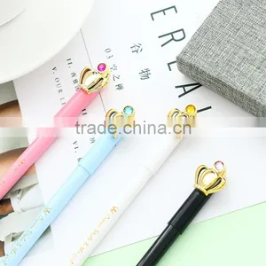 New Hot Sale Promotional Crown Diamond Gel Ball Pen School Student Gift thumbnail-2