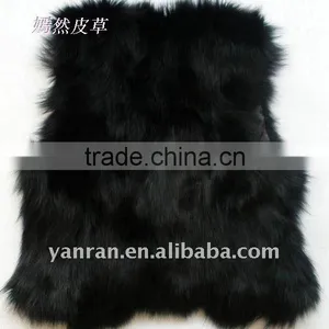 Y.ROGUSA Brand YR030A Genuine Quality Real Belly Fox Fur Vest for Women thumbnail-4