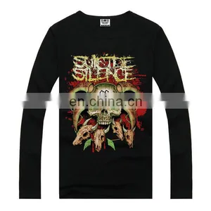 Rock Printed Long Sleeve T-shirts,screen Printing t Shirt thumbnail-1