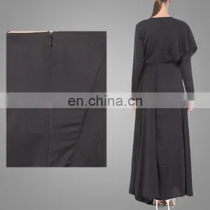 High Quality Chiffon Long Sleeves Maxi Dress Beautiful Muslim Women Abaya thumbnail-3