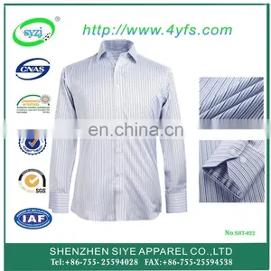 Top Quality Classical Stripe Men Dress Shirt for Business Party thumbnail-1