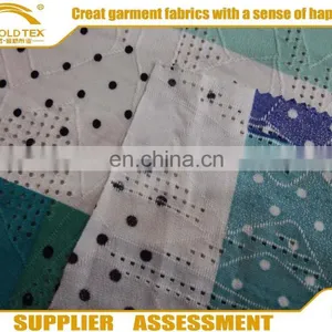 Shaoxing Textile DTY Soft Knitting Customized Jersey Stretch 100% Polyester Jacquard Fabric for Clothing thumbnail-1