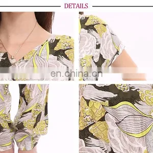 GuangZhou Supplier New High Fashion Boho Styles Leaf Print Viscose Jumpsuit for Elegant Women thumbnail-6