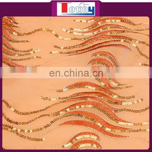 Fashionable Embroidered Organza Bridal Fabric thumbnail-1