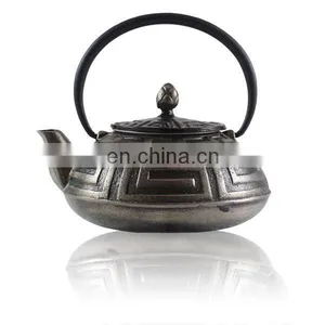 Japanese Cast Iron Teapot-silver thumbnail-1
