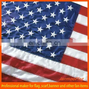 Nylon USA Sewn Embroidery Flag thumbnail-1