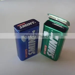 Classic Metal Pill Mint Box With Hinged Lid thumbnail-6