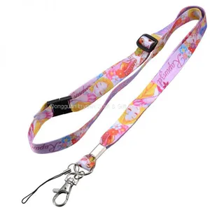 Custom Sublimation Printing Polyester ID Badge Neck Lanyard No Minimum Order Quantity thumbnail-3