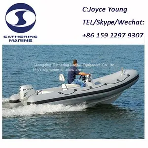 RIB Floor Rigid Hull Fiberglass Inflatable Boat 580 thumbnail-2