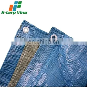40 GSM - SKY BLUE/GREY - WATERPROOF TARPAULIN thumbnail-1