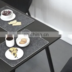Wholesale 3mm Dark Grey Rectangular Felt Placemat thumbnail-5