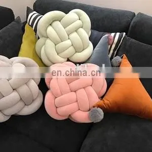 Hot Selling OEM Creative Pillow Knot Pillow Sofa Backrest Pillows thumbnail-1