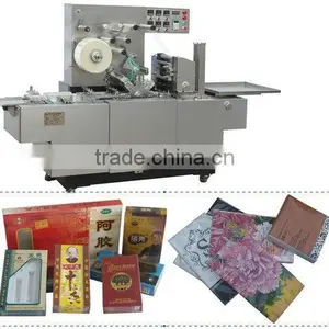 Automatic Cellophane Packing Machine|Cellophane Over Wrapping Machine|Cigarette Box Wrapping Machine|Perfume Box Film Wrapper thumbnail-1