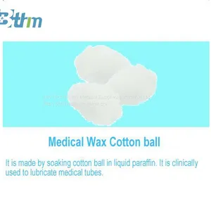 Medical Wax Cotton Ball Gauze Ball Medical Cotton Balls Medical Absorbent Cotton Ball thumbnail-1