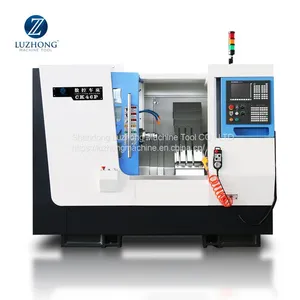 CK46P High Speed High Precision Automatic CNC Slant Bed Linear Rail Lathe Machine thumbnail-1