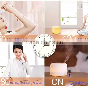 Non-Toxic Natural Air Humidifier Mini LED USB Ultrasonic Aroma Diffuser Humidification thumbnail-2
