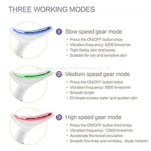 2021 Rechargeable Skin Care Anti Aging LED Photon Neck Wrinkles Removal thumbnail-2