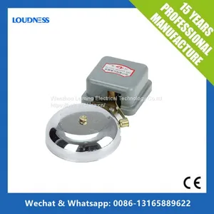 SCF-100mm Dia. 4 Inch Stainless Steel Round Electric Alarm Bell School Bell 220Vac thumbnail-1