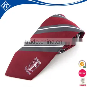Newly Design Custom Company Logo For Business Skinny Men Silk Ties thumbnail-3