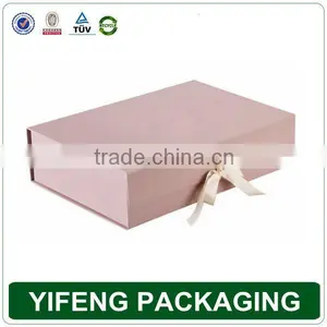 Floral Printed Dress Handmade Paper Gift Box For Wedding Dress thumbnail-4