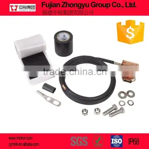 3G 4G Tower Clip-on Grounding Kit for 1-1/4'' RF Coax Feeder Cable, Earth Installtion Kit thumbnail-1