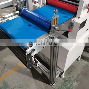 Customized Automatic Adhesive Waxed Woven Filter Wool Cutting Machine thumbnail-3