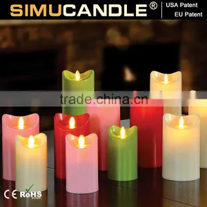 Dancing Flame Led Candle With Realistic Flame With USA and EU Patent With Remote thumbnail-3