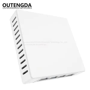 802.11ax Wifi6 in Wall Access Point With Gigabit Lan Support Poe Pwoer Indoor Soho Hotel Enterprise Multi-port Embedded Router thumbnail-4
