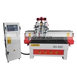 Wood Metal Acrylic Engraving Cutting Carving Milling Router Atc CNC Machine for Door Furniture Cabinet MDF Plywood Working thumbnail-1