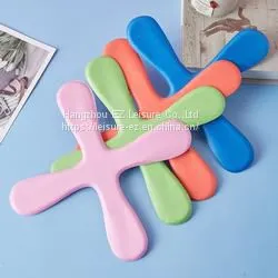 Boomerang Toy Triangle Flying Saucer 3 Prong Disc thumbnail-1