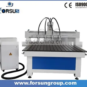 China Suppliers 4 Head Woodworking Cnc Router for Wood Door, Guitar, Furniture/ Wood Cutting Cnc Machine for Sale thumbnail-5