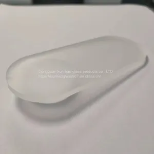 Crafts Lamps Frosted Glass Super White Tempered Glass Small Round Lens Shaped Glass thumbnail-3