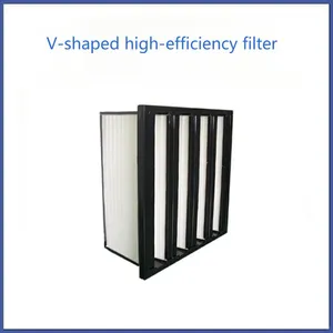 V-shaped High-efficiency Filter W-shaped High-efficiency Filter Screen thumbnail-1