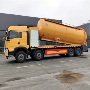 Exported to Uganda, the Dongfeng Tianlong Front, Rear, and 8-33 Square Cleaning and Suction Trucks Are Sold Directly From the Factory thumbnail-1