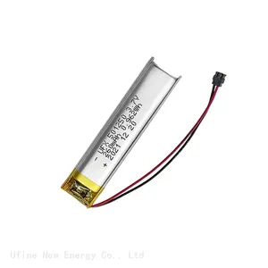 Chinese Li-ion Cell Factory Wholesale Recording Pen Battery UFX 501250 260mAh 3.7V Lipo Battery thumbnail-5