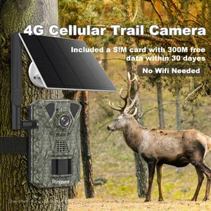 Ringsee Wildlife Wireless Forest 4G Hunting Security Camera Farm Camouflage Trail Cameras America Cell Trail Hunting Camera thumbnail-2