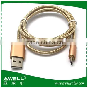 2016 Mobile Phone Micro Usb Nylon Braided Data Cable For Samsung,iPhone 5 Cable thumbnail-3