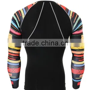Sublimation Long Sleeve Customized Rash Guards Quality Choice thumbnail-2