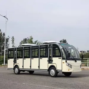23-seater Electric Sightseeing Vehicle - Customizable Color Large-scale Scenic Area Sightseeing Vehicle thumbnail-3