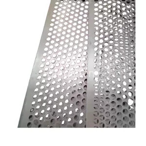 Polished, Perforated 90-degree Circular Mesh Diamond-shaped Curtain Wall Cladding Metal Grille, Including Cutting Service thumbnail-5