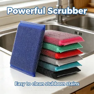 Colorful Cleaning Sponge Multi-Use Dish Sponges for Kitchen, Bathroom & Office thumbnail-2