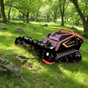 Remote Lawn Mower Petrol Lawn Mower Tracked Robot Lawn Mower Electric Start Mode Lawn Machine Vigorun Mower thumbnail-1