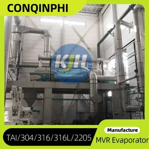 MVR-Konzentrationsverdampfer, 0,5 - 5 Tonnen/Stunde, 316L, mit CIP-Reinigungsanlage thumbnail-4