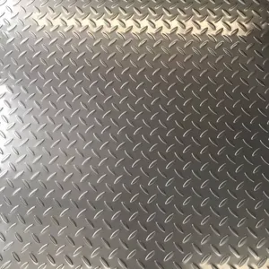 Embossed Stainless Steel Sheet Linen/Rice/Diamond Pattern Anti-slip Plate for Cold Room thumbnail-5