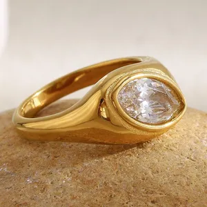 316L Stainless Steel Ring, 2mm Thick, Hypoallergenic, Mirror Polish, Wholesale Supplier thumbnail-4