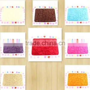 New Stone Design Coral Velvet Memory Foam Anti Slip Carpet/rug/mat for Bathroom thumbnail-3