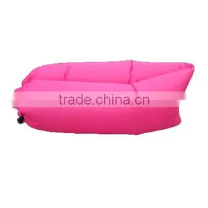 High Quality Waterproof Inflatable Lounger Portable Laybag for Camping Beach thumbnail-1