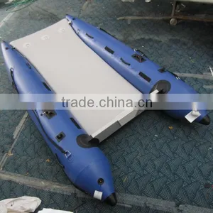 3.3m Air Deck Floor PVC Inflatable Catamaran thumbnail-1