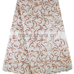 Cheap Custom 2014 African Organza Lace Fabric MOG0194 thumbnail-6